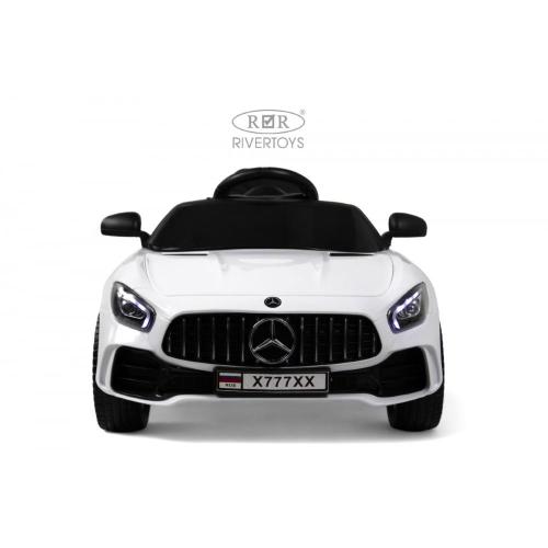 Детский электромобиль Mercedes-Benz AMG GT RiverToys X777XX белый фото 7