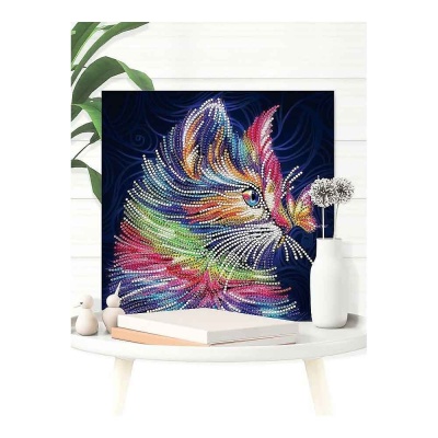 Алмазная мозаика Котенок 25х25 см On Time 45102 3