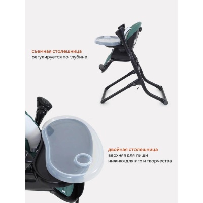Стульчик для кормления Rant Melody RS201 Dark Green 04