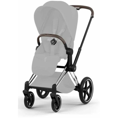 Коляска 2 в 1 Cybex Priam V Style Chrome Brown City Grey