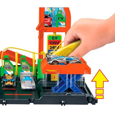 Гараж Hot Wheels зарядочная станция Mattel HTN79 3