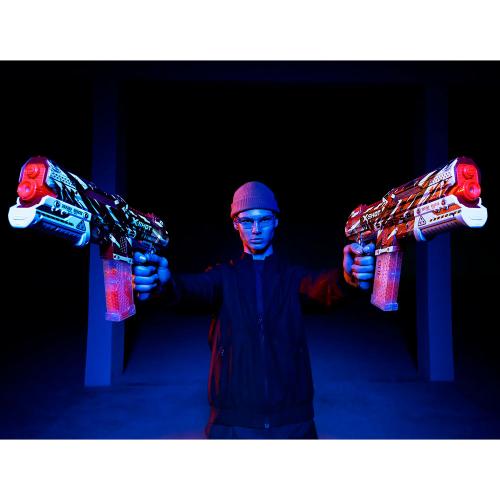 Бластер с гидрогелевыми светящимися гранулами  X-Shot Hypergel Nightmare Zuru 36783 фото 2