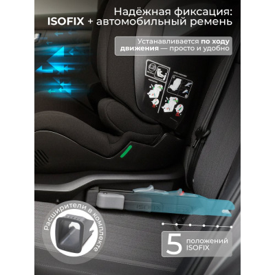 Автокресло Sweet Baby Zenith O11 Black 05