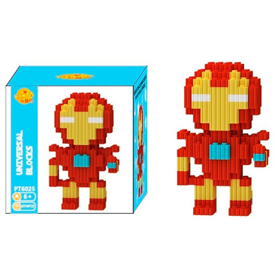 Конструктор 3D Герой в красном XINZ 3D6025 3