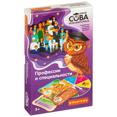 Игра-викторина Умная Сова Профессии и специальности Bondibon ВВ4005