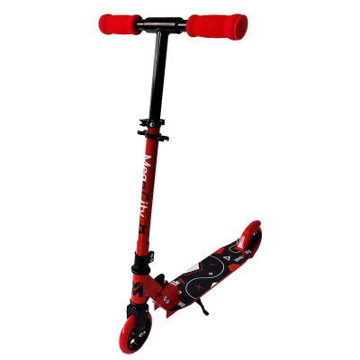 Самокат детский Milky Megacity 1D-31 красно черный 1