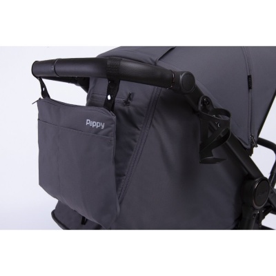 Коляска прогулочная Peppy Marco dark grey 04