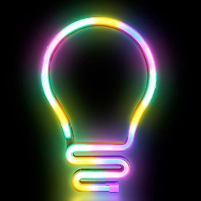 Неоновый подвесной ночник Bulb iLikeGift 151-2021042-02 3