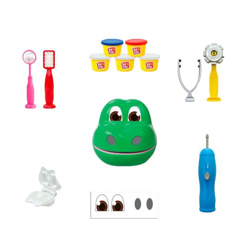 Набор для лепки Зубастик 5 цветов Joy-Doh CROC-250 pot