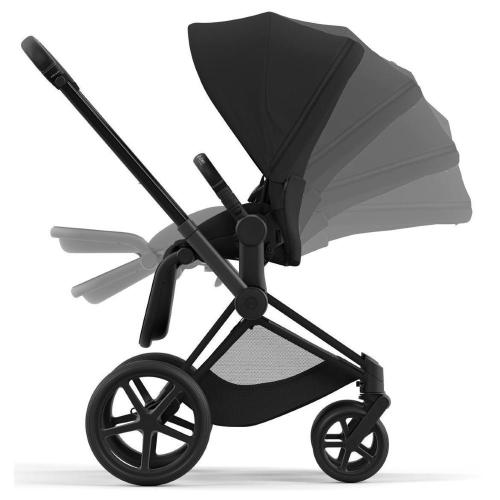 Коляска 2 в 1 Cybex Priam IV Matt Black Sepia Black фото 16