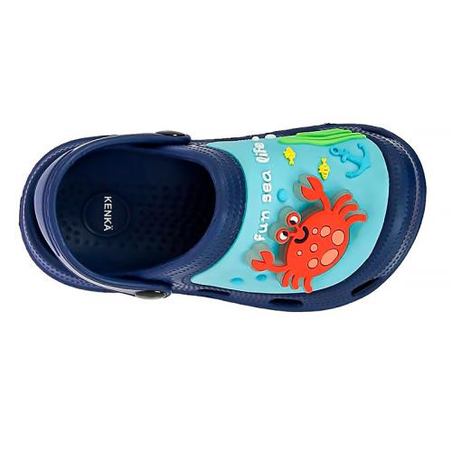 Сабо детские для мальчика Kenka PFD_404-28_navy фото 3