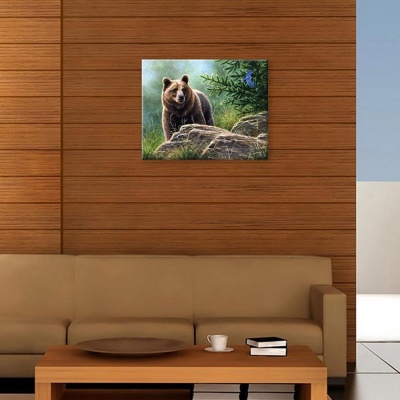 Картина по номерам 40х50 Сибирский бурый медведь HR0110 3