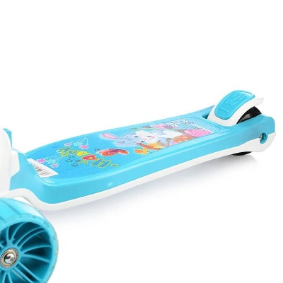 Детский трёхколёсный самокат U062896Y синий 02