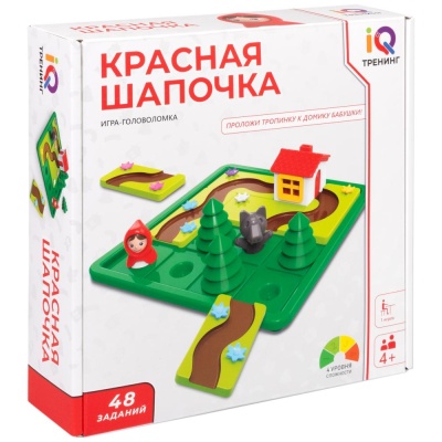Настольная логическая игра IQ Тренинг Красная шапочка 1Toy Т25562
