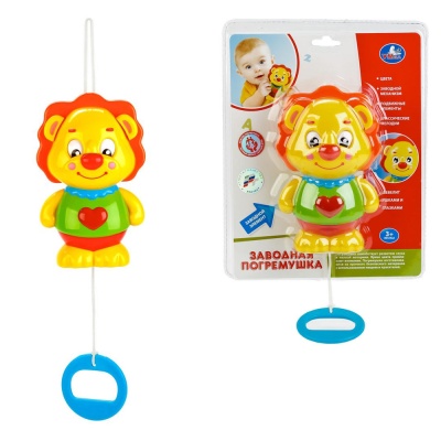 Заводная погремушка Львенок Умка QX-91080-R