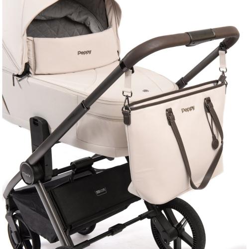 Коляска 2 в 1 Peppy Monaco Thermo Beige бежевый фото 4
