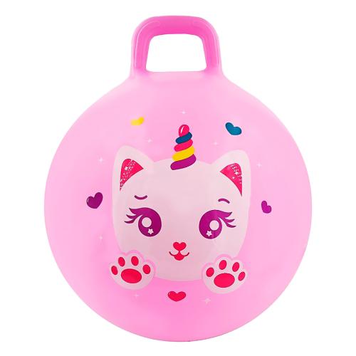 Мяч Прыгун Кэттикорн с ушком 50 см Moby Kids 636336