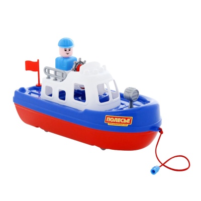 Игрушка-каталка Катер Патруль Полесье 47212