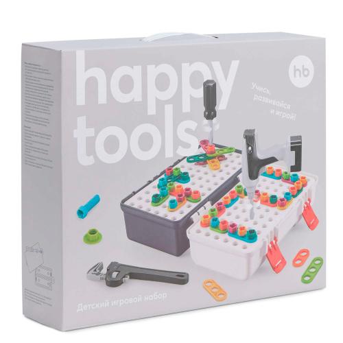 Игровой набор Счастливые инструменты 102 элемента Happy Baby 331922 white фото 2