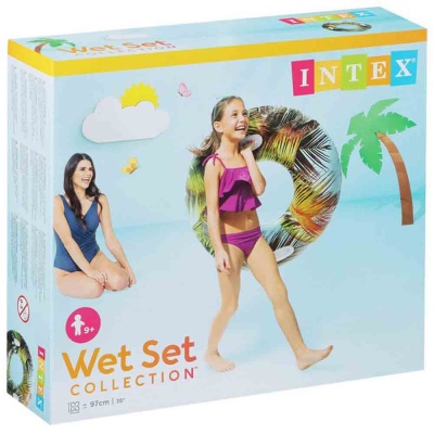 Круг прозрачный с ручками Intex 58263