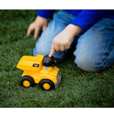 Игрушка Самосвал CAT Junior Crew 14 см 1toy Т21030