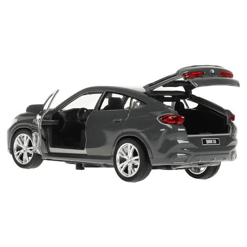 Машина металлическая инерционная BMW X6 12 см Технопарк X6-12-GY фото 3