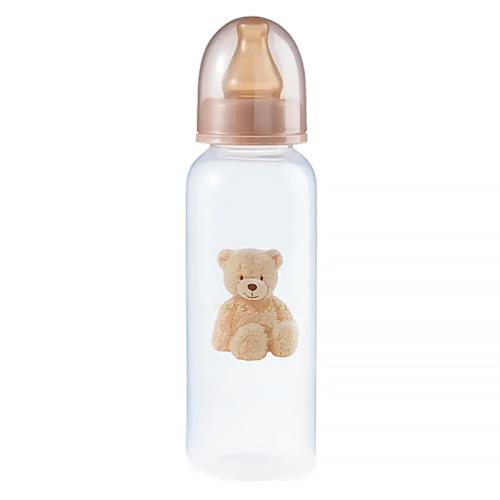 Бутылочка для кормления с латексной соской 250 мл Happy Baby 10018 teddy