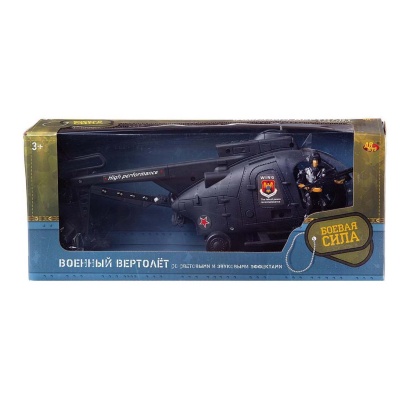 Игрушка Вертолет Боевая Сила военный Abtoys C-00394 1