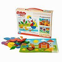 Пазл деревянный 32 эл Baby Toys Wood Десятое Королевство 04097