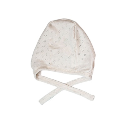 Чепчик Ажурная рибана Чуди Кидс 129124 шампань 02