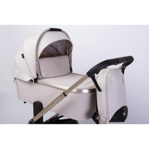 Коляска 2 в 1 Peppy Monaco GP Beige рама бежевая фото 5