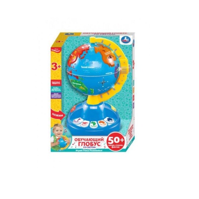 Обучающий глобус со светом Умка 2004B001