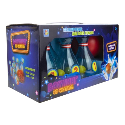 Боулинг со светом 1toy Т17325