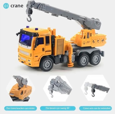 Машина Автокран радиоуправляемая Zhorya QH844A-3D 3