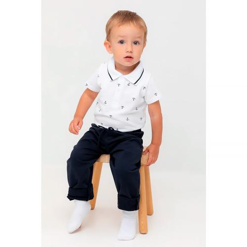 Брюки для мальчика Crockid КР 400722 индиго к568 фото 2