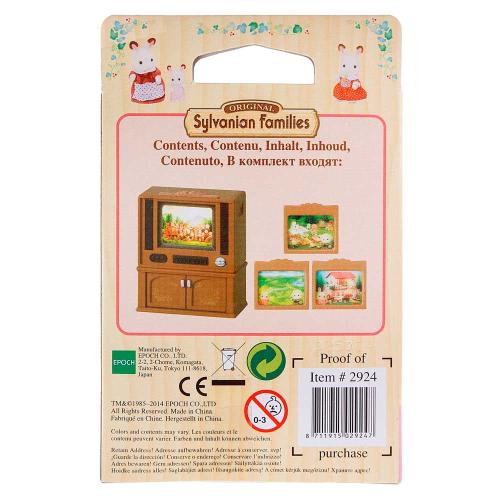 Игровой набор Sylvanian Families Цветной телевизор Epoch 2924 фото 2