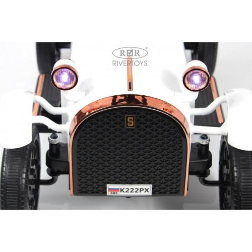 Детский электромобиль RiverToys K222PX белый фото 17