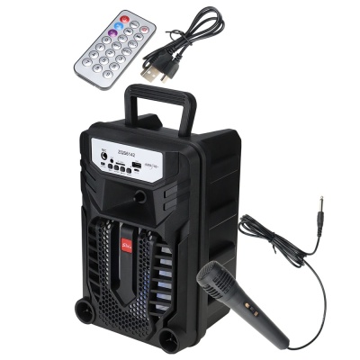 Портативная колонка с микрофоном и пультом управления Моя дискотека Miland ПКЛ-0809 1