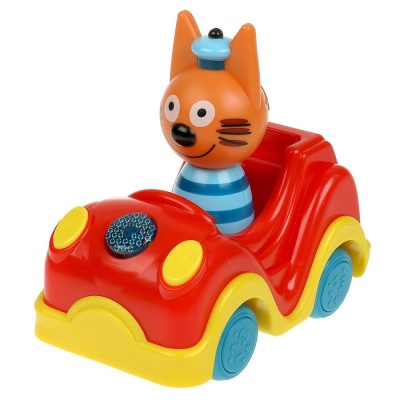 Интерактивная игрушка Машинка Три Кота Умка HT1372-R