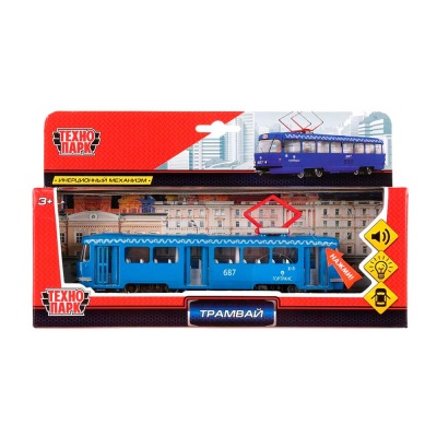 Инерционна машинка Трамвай Технопарк CT12-463-2-BL-WB 5