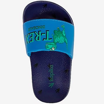 Сланцы для мальчика Kapika 82194-1 синие 3