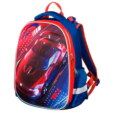 Ранец 3D Car 2 отделения эргономическая спинка Комус 1874819 1