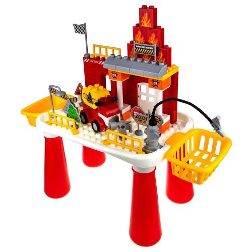 Игровой набор Столик конструктор Пожарная станция 1toy 200870206 фото 3