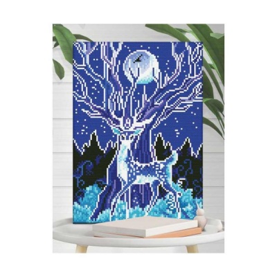 Алмазная мозаика Лесной олень 25х35 см On Time 45103 3