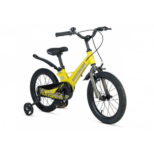 Велосипед детский Maxiscoo Space Стандарт 16 MSC-S1641 жёлтый матовый фото 2