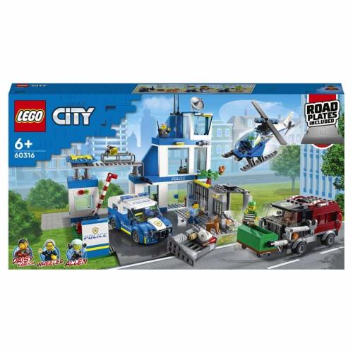 Конструктор Lego City Полицейский участок lego 60316 фото 2
