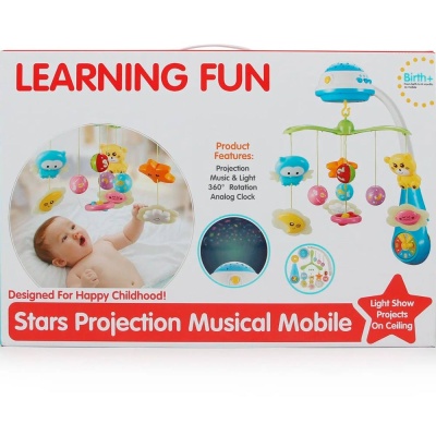 Мобиль Лапушка проектор 26 мелодий Konig Kids ТВ181611015