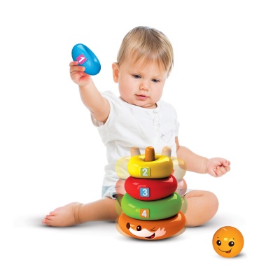 Музыкальная Пирамидка-неваляшка Колобок Люленьки Азбукварик