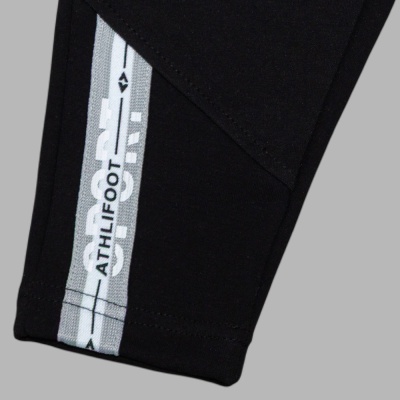 Брюки Дабл с лампасами Чуди Кидс 427125Ц2-1 чёрный 05