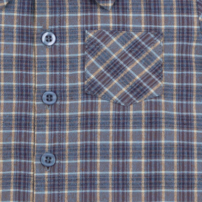 Рубашка Клетка Чуди Кидс 534725Ц2 синий 03